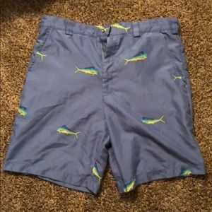 Blue mahi Bermuda shorts